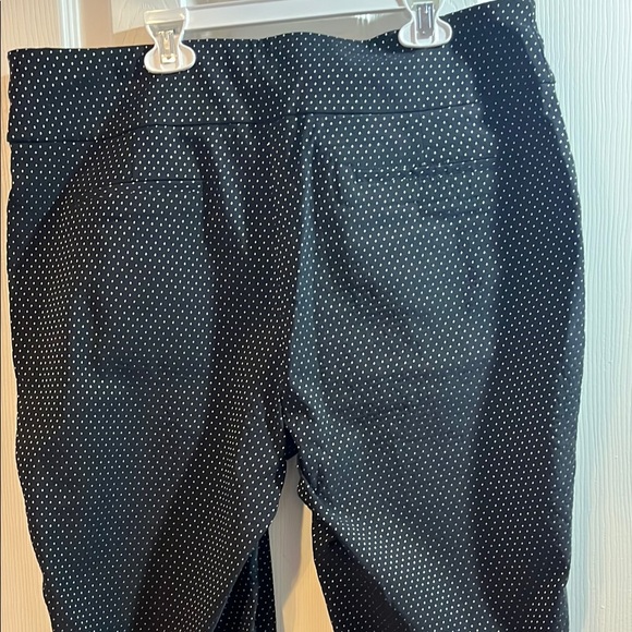 Charter Club Black Polka Dot Trousers - Picture 3 of 5